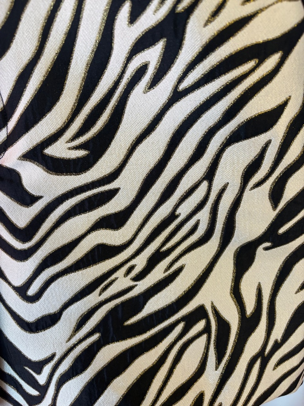 Zebra Print Women’s Shorts - Black & White - Picture 4 of 5